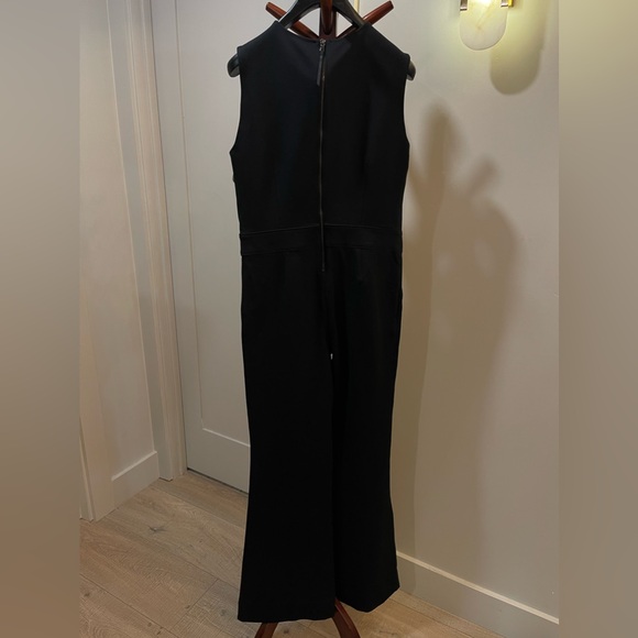 SPANX The Perfect Jumpsuit Sleeveless Back Zip Bootcut Leg Classic Black Size M - Picture 9 of 17